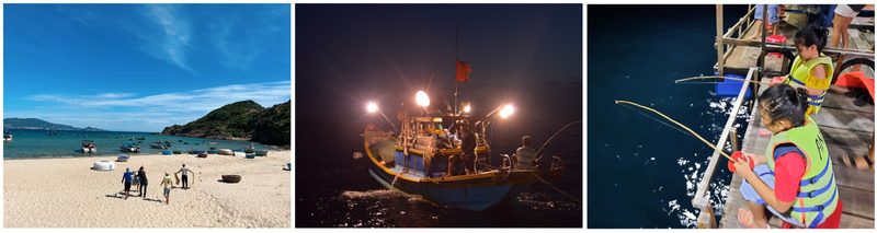 Làng chài về đêm